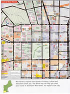 Grove Street Cemetery and New Haven Downtown Area Map