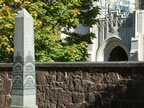 Grove Steet Cemetery View, Yale University In Background (112kb)